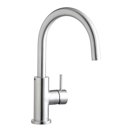 Elkay Faucet, Levr Satin SS, Single Hole Only Mount, Satin Stainless Steel 1 Hole LK7921SSS