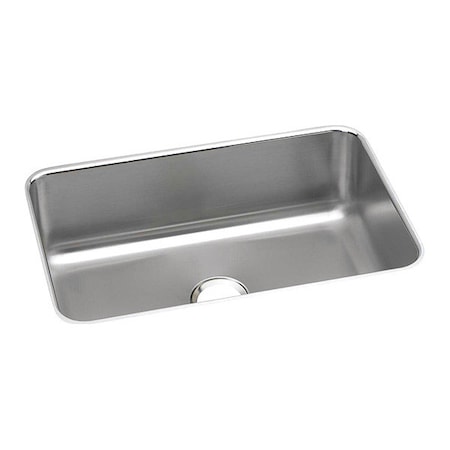 Elkay Sink, Undermount Mount, 0 Hole, Radiant Satin DXUH2416