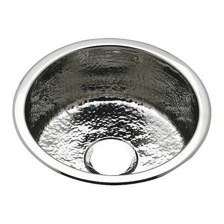Elkay Sink, Drop-in, Undermount Mount, 0 Hole, Hammered Mirror SCF16FBSH