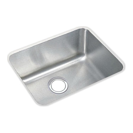 Elkay Sink, Undermount Mount, 0 Hole, Lustrous Satin ELUH1814