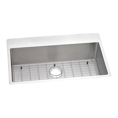 Elkay Sink, Crosstown, SS, 33x22x9", Dual ECTSRS33229TBG0