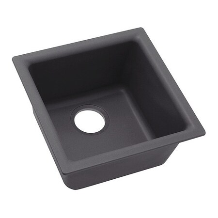 Elkay Elkay ELX1616CH0 Quartz Luxe 15-3/4" Undermount Single Basin Quartz Composite Kitchen Sink ELX1616CH0