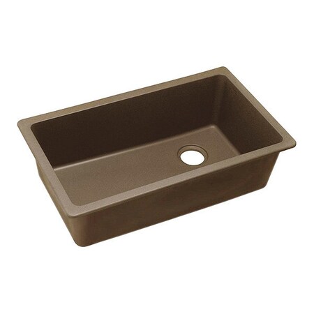 Elkay Sink, 33x18-3/4x9.5", Undr, Mocha ELGU13322MC0