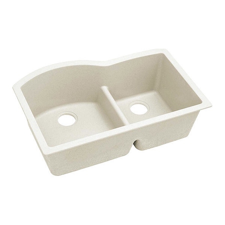 Elkay Sink, Undermount Mount, 0 Hole, Ricotta ELXHU3322RRT0
