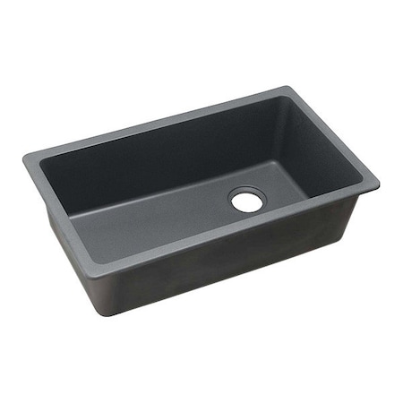 Elkay Sink, 33x18-3/4x9.5", Undr, Dusk Gray ELGU13322GY0