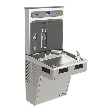 Elkay Bottle Fill Station, Sngl Cooler, 8GPH EMABF8WSLK