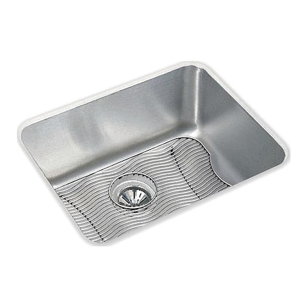 Elkay Sink, SS, 23.5x18.25x10", Undr ELUH211510DBG