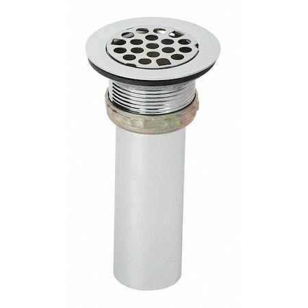 Elkay 2" Drain Fitting Type 304 Stainless Steel Body Grid Strainer and Tailpiece LK8