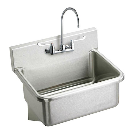 Elkay Sink, SS, 25x19.5x10.5", Hand Wash EWS2520W6C