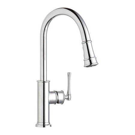 Elkay Faucet, Sngl Hole, Fw Levr, Chro, Forward Only Lever Handle, Single Hole Only Mount, 1 Hole LKEC2031CR