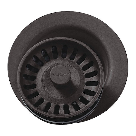 Elkay Flange, Polymer, Basket Strainer, Mocha LKQD35MC