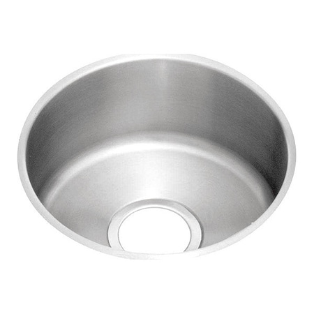 Elkay Sink, Undermount Mount, 0 Hole, Lustrous Satin ELUH16FB