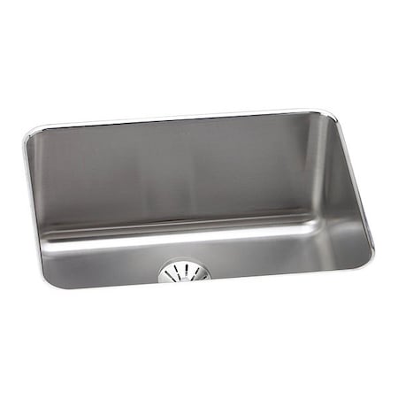 Elkay Sink, Undermount Mount, 0 Hole, Lustrous Satin ELUH231710PD
