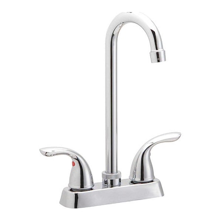 Elkay 2 Hole Faucet, Everyday Bar, Faucet, Levr, Chro, Chrome LK2477CR