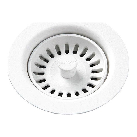 Elkay Strainer, Polymer Drain, Rubber Stopper LKQS35RT