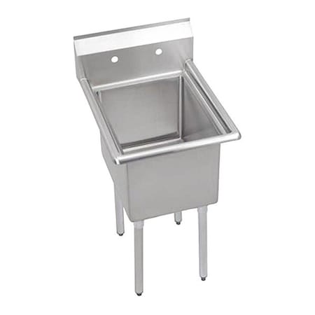 Elkay Sink, Scullery Mount, 1 Set, On Center Hole, 22" x 22", #4 Finish 14-1C22X22-0X