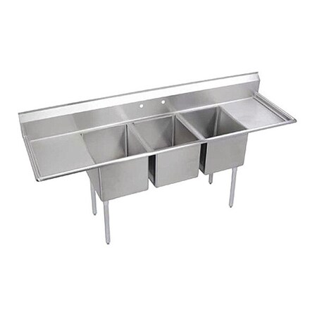 Elkay Sink, Scullery Mount, 1 Set, On Center Hole, #4 Finish 14-3C16X20-2-24X
