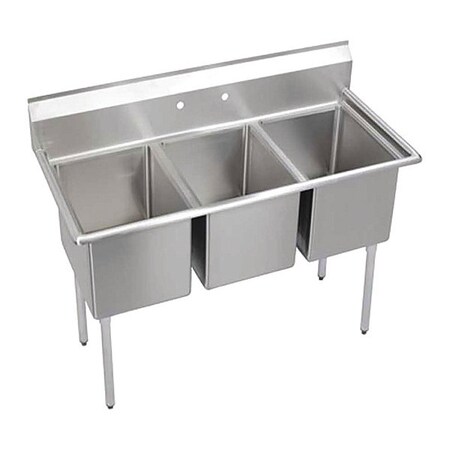 Elkay Sink, Scullery Mount, 1 Set, On Center Hole, #4 Finish 14-3C24X24-0X