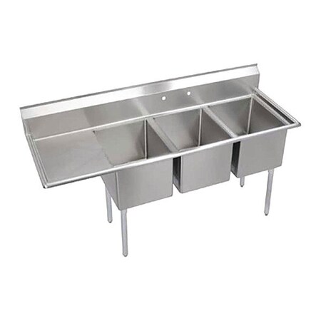 Elkay Sink, Scullery Mount, 2 Sets, On Center Hole, #4 Finish 14-3C24X24-L-24X