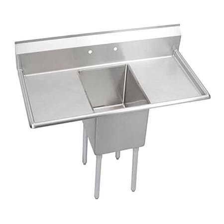 Elkay Sink, Scullery Mount, 1 Set, On Center Hole, 18" x 24", #4 Finish 1C18X24-2-24X