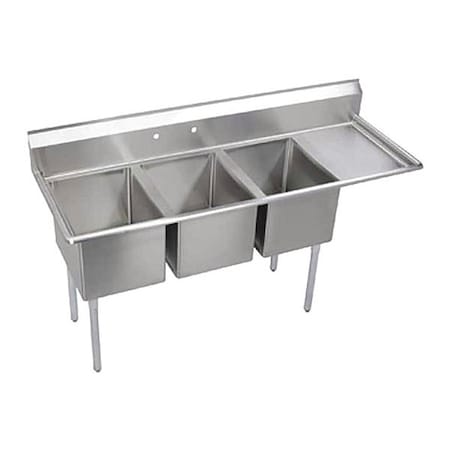 Elkay Sink, Scullery Mount, 2 Sets, On Center Hole, #4 Finish 3C24X24-R-24X