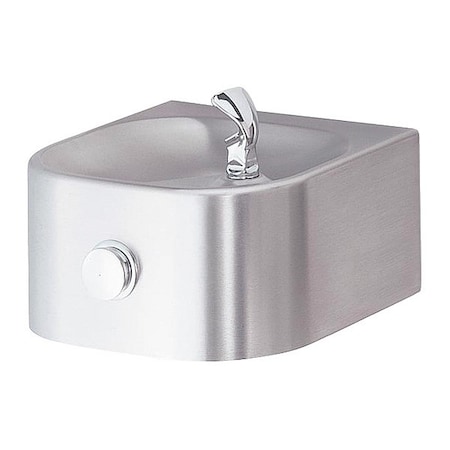 Elkay Wall Mount Drinking Fountain, 1 Level, 12.125" D, 9.6875" H, 18.75" W 7433003683