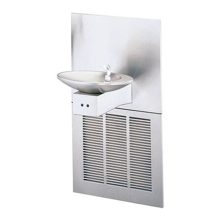 Elkay Wall Mount Drinking Fountain, 1 Level, 19.75" D, 40.81" H, 18" W 8634087383
