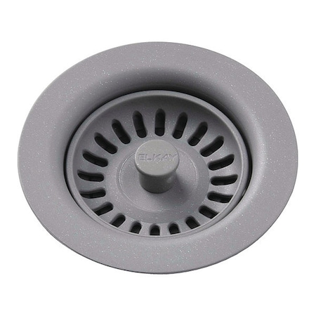 Elkay Strainer, Polymr Drain, Strainer, Grystone LKQS35GS
