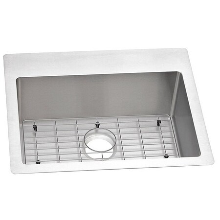 Elkay Sink, Crosstown, SS, 25x22x9", Dual ECTSR25229TBG0