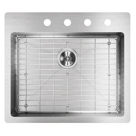 Elkay Sink, Crosstown, SS, 25x22x6", Dual ECTSRAD25226TBG4