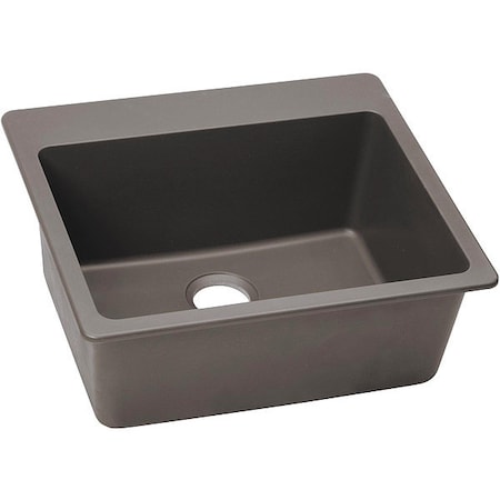 Elkay Sink, Drop-In Mount, Pre-scored for up to 5 Hole, Greige ELG2522GR0