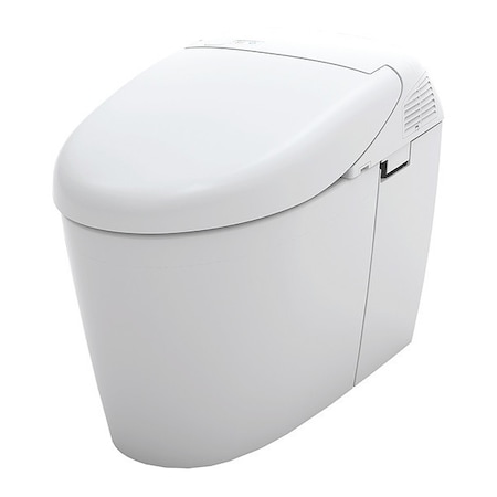 Toto Toilet, 1.0/0.8 gpf, Tornado Flush, Wall Mount, Elongated, Cotton MS952CUMG#01