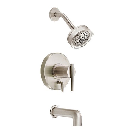 Danze Tub/Shower Trim Kit, 2.5 gpm, Brshd Nickel D510058BNT