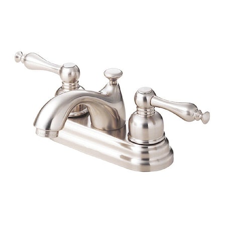 Danze Centerset Faucet, 2-Handle, Brushed Nickel D301155BN