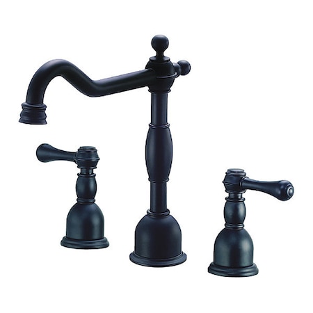 Danze Dual-Handle Bathroom Faucet, Satin Black D303157BS