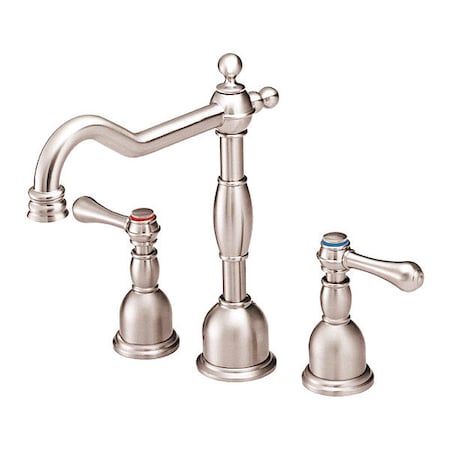 Danze Dual-Handle Bathroom Faucet, Brushed Nickel D303157BN