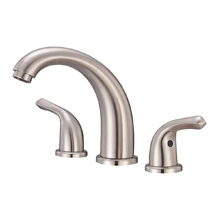 Danze Dual Handle Bathroom Faucet, Brushed Nickel D304112BN