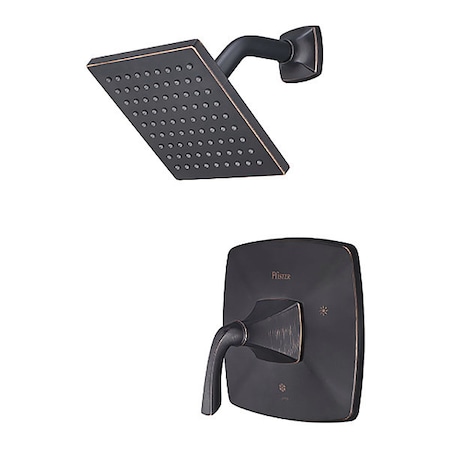 Pfister Shower, 2, Wall, Tuscan Bronze LG89-7BSY