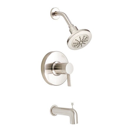 Danze Tub/Shower Faucet, Wall Mount, Nickel D511030BNT
