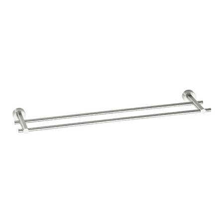 Danze Towel Bar, Double, 24", Parma, Brushd Nickel D446612BN
