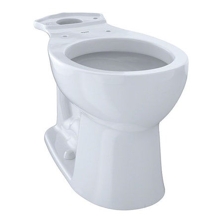 Toto Toilet Bowl, 1.28 gpf, Floor Mount, Round, Cotton