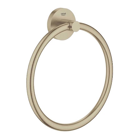 Grohe Bathroom Towel Ring, Brushed Nickel 40365EN1