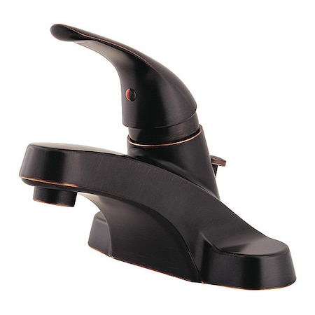 Pfister Single Handle 4 1/2" Mount, 3 Hole Bathroom Faucet, Tuscan Bronze LG142-800Y