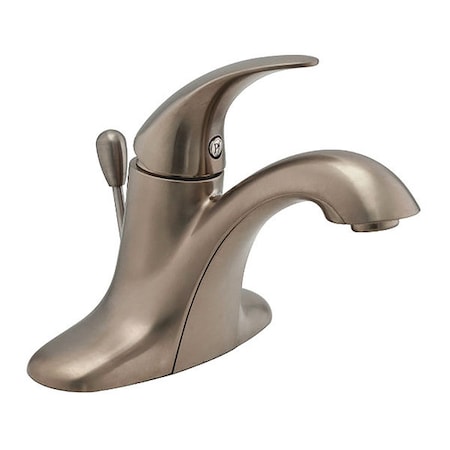 Pfister Single Handle 4" Mount, 1  or 3 Hole Bathroom Faucet, Brushed Nickel LG42-SR0K