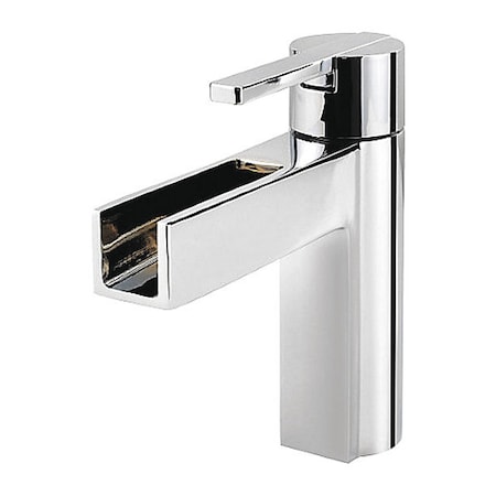 Pfister Single Handle 4" Mount, 1  or 3 Hole Bathroom Faucet, Polished chrome LF-042-VGCC