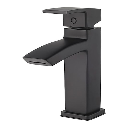 Pfister Single Handle 1  or 3 Hole Bathroom Faucet, Matte Black LG42-DF1B