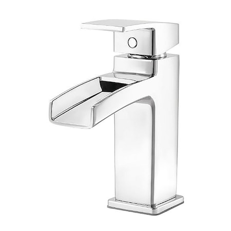 Pfister Single Handle 1  or 3 Hole Bathroom Faucet, Polished chrome LG42-DF0C