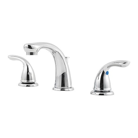 Pfister Dual Handle Bathroom Faucet, Polished chrome 3 Hole LG149-6100