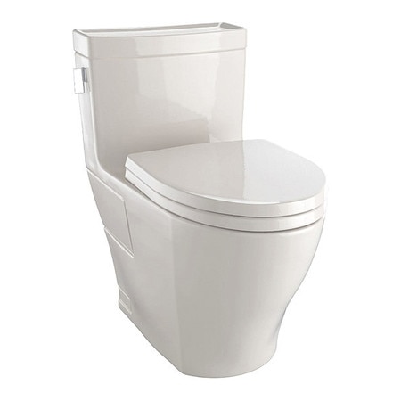 TOTO Toilet, 1.28 gpf, Tornado Flush, Floor Mount, Elongated, Bone MS624124CEFG#03