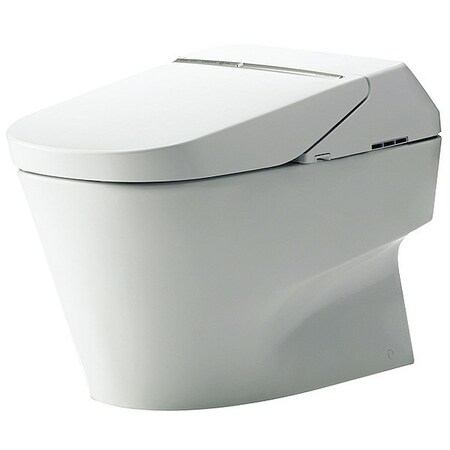 Toto Toilet, 0.8/1.0 gpf, Tornado Flush Siphon Jet, Floor Mount, Elongated, Cotton MS992CUMFG#01